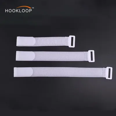 Wholesales Reusable Hook and Loop Stretchable Elastic Strap Adjustable Non-slip Nylon Strap Secure Fastening With Buckle