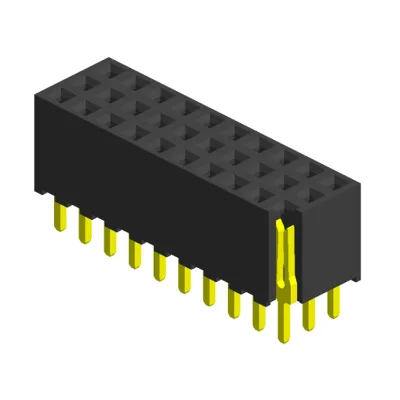 Amtek 5PS2SDB63 series 2.0mm pitch three rows female header connector, Pcb connector DIP type triple rows