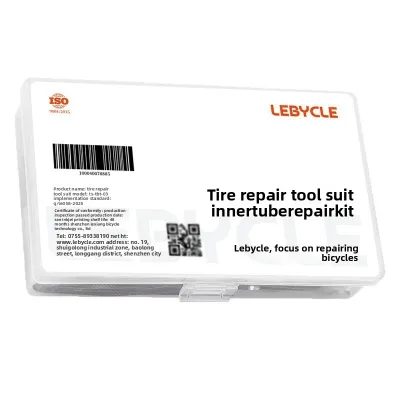 Alloy Steel Tire Repair Tool Kit for Mountain and Road Bikes Portable Inner Tube Patch Glue and Patches