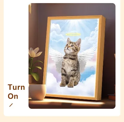 Customizable LED Light-Up Photo Frame - Transform Your Favourite Anime & Cartoon Characters Into Illuminated Art