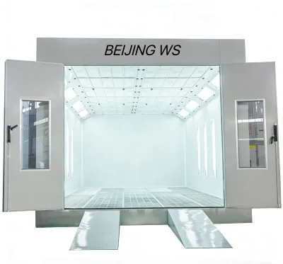 Dual-Energy 32KW Diesel Burner 80C Baking Temperature LED Lighting Centrifugal Fans for Ultimate Flexibility Spray Booths