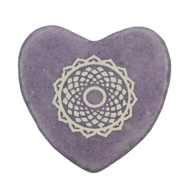 Cheap Price Marble Heart Stone Meditation Feng Shui Chakra Balance Mixed Color Chakra Healing Natural Stone