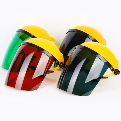 Blocc Safety Uv Visor Eye Elastic Band Transparent Custom Industrial Medical Dental Helmet Glasses Full Protective Face shields