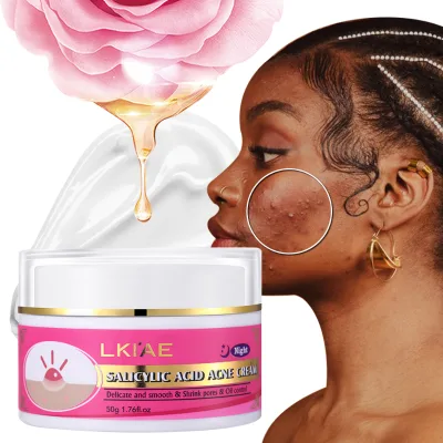 Anti Acne Facial Cream Natural Salicylic Acid Niacinamide Anti-Aging Beauty Pimple Removing Skin Lightening Face Cream