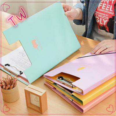 Document Folder Stainless Metal Clip File Folder,color Paper File Clip for Office Use 001