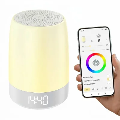 Cross-border Bestseller Yumian White Noise Sleep Machine Wireless Remote Breathing Ambient Lighting Music Smart Timer