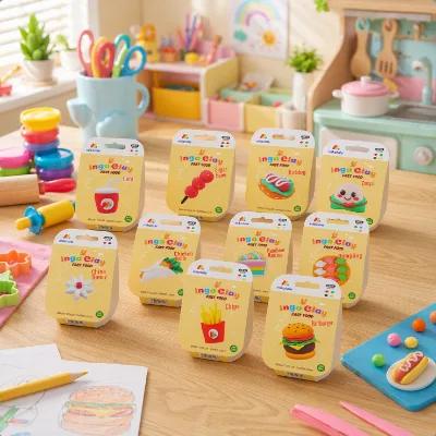 CE EN71 Certified 12 Colors Super Light Clay Kit for Children's Educational Play and Craft