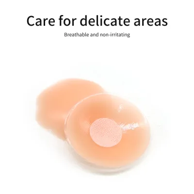 Wholesale Sexy Washable Reusable Adhesive Silicone Invisible Sticky Shape Nipple Cover Pasties for Women Underwear Accessories