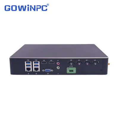 Industrial Mini PC 3* Triple Sync Display PCIe X16 Expansion Box Computer I7 9700/i9-9900K 32GB RAM 2x2.5'' SATA HDD