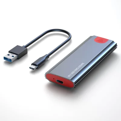 Factory Direct Sales of Cross-border Hot Selling Aluminum Alloy Housing M.2 SSD USB 3.1 NVME Solid-state Drive case