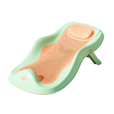 Newborn Infant Bath Rack Kids Bathtub Soft Shower Rack for Infant Baby
