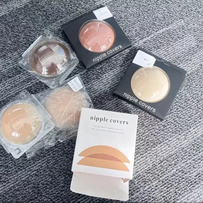 Hygieia Wholesale Reusable Adhesive Thin Round Nipple Cover Silicone Sexy Shapewear Underwear Accessories for Women