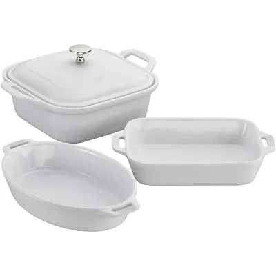 Ceramics Baking Dish Set Rectangular Casserole Dish Custom Lasagna Pan Bakeware Set Ceramic Baking Dish