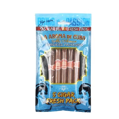 ProPlastic Custom Printed Ziplock Tobacco Packaging Bag with Humidifying for Cigars