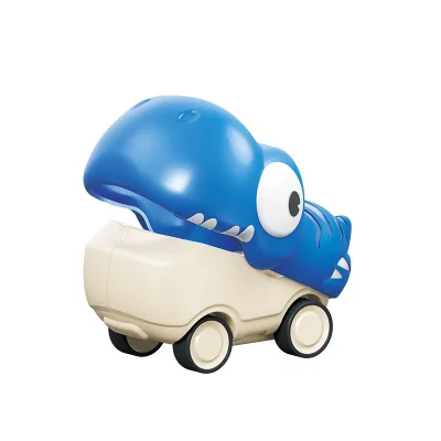 Children Pushback Toy Car Cartoon Dinosaur Creative Modeling Toy Car T-rex Pet Mini Press Sliding Pull-back Car