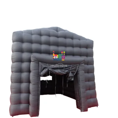 Factory Direct Black Color Inflatable Night Club with Window