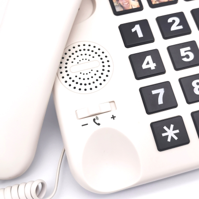 Big Button Phone for Seniors, Extra Loud Ringer,Wired Simple Basic Landline Telephone for Visually Impaired