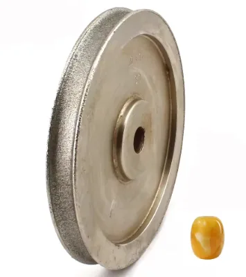 6Inch Drum Bead Diamond Shaping Wheel Diamond Gemstone Cutting Disc Lapidary Tools