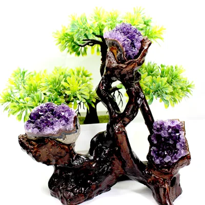 Wholesale High Quality Natural Crystal Small Size Amethyst Crystal Clusters for Decoration