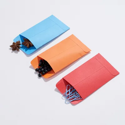 Offset Matt Uncoated Paper Colored Small Tiny Paper Envelope Customized logo with Gummed Glue