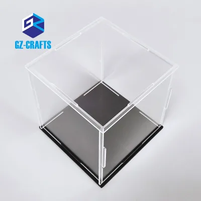 Assembly Acrylic Figure Display Box Clear Acrylic Reptile Display Box 10x10x10cm Acrylic Collection Display Box