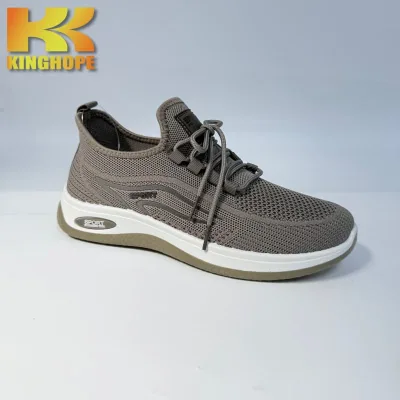 Kinghope PBRD Breathable Fly Knit Casual Sneakers Lightweight Sport Shoes for Men