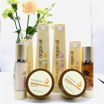 Wholesale Best Quality 100% Sulphate Free OTTO KEUNIS Argan Oil Hair Nourishing Smoothing Kit for Wigs