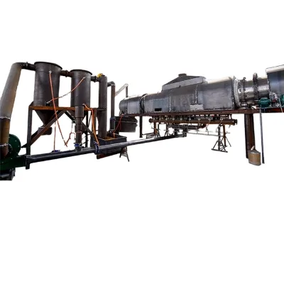 HR Woodworking Machinery Activated Carbon Charcoal Briquette Making Machine Continuous Charring Furnace Stoves