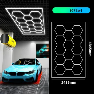 JJX Factory Sell Home Garage and Commercial Systems Hex Led Light