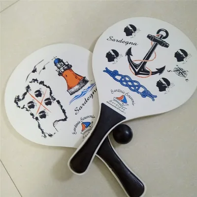 Hot Selling Competitive Price Wood+Paster Custom Pattern Training Beach Bats