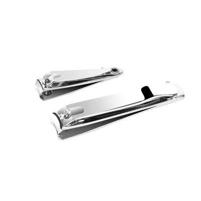 HongStars Carbon Steel Cheap 2pcs Fingernail Clippers Cutters  Small Nail Clipper Big Toenail Clipper Set  With Nail File