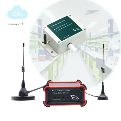 wireless distance up to 5km Wireless CO2 Sensor  for farming