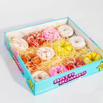 High Quality Safe Bath Bomb Moisturizing Nourishing Own Manufacturer Organic Donut Bath Bomb