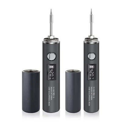Factory Direct New Style USB Wireless Soldering Iron Portable Digital Display 260-420 Pencil Grip 510 Series Nozzle Household