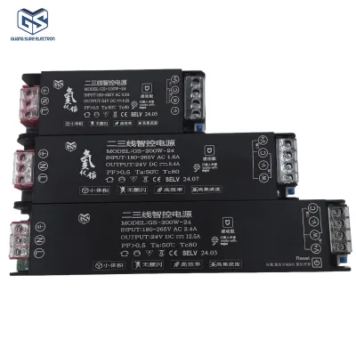 Tuya Zigbee Smart 24V LED Driver GaN SMPS Constant Voltage Switching Power Supply for 100W/200W/300W LED Lights