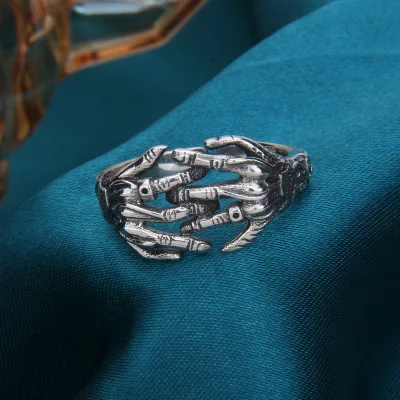 For Men Statement Gift Trend Hip-hop Sterling Silver Wholesale Ring Wedding Simple Rings