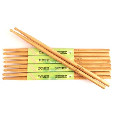 Wholesale 5A Bamboo Drumsticks for Beginners Drum Accessories