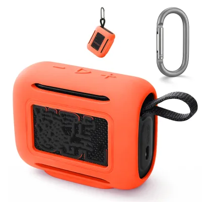 Wholesale Silicone Speaker Case for JBL GO5 Full Protection Anti Drop Cover with Strap Portable Outdoor Factory Direct Supply