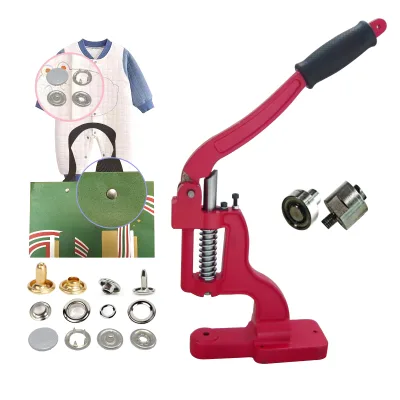 Hand Press Snap Button Attaching Machine Manual Grommet Install Machine