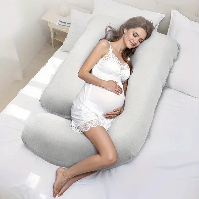 Comfortable Sleeping Soft Microfiber Filling Spinal Abdominal Hip Relief Sleep Aid Pregnancy Pillow