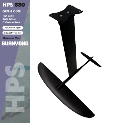 HPS 880 Carbon Hydrofoil Wing for Smooth Lift and Stability | Balanced Front Wing for Freeride and Wave Foiling Performance