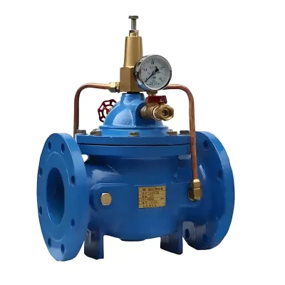 DN150 Flanged Ductile Iron Pressure Sustaining & Relief Valve, PN16, Fire Service Use