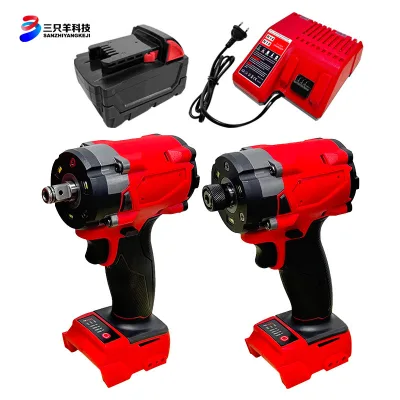 Factory Direct Sales Industrial Grade Wireless Electric Impact Driver 21V Brushless Motor Rechargeable Lithium Battery
