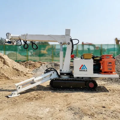 Crawler MCF-60LY Auxiliary Spraying Robot 14° Climbing Ability Diesel Hydraulic for Metal Mine and Cavern Engineering