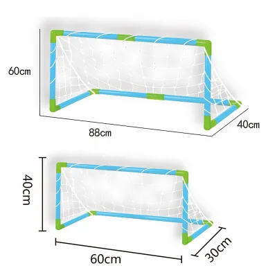 Indoor Sport Set Outdoor Play Game Toy Kids Sport Toys Double Door Football Goal