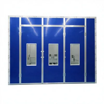 FANAKE Dust-free Electric Heating Spray Booth LED Lighting High Efficiency Filter Eco-friendly 24kW Furniture Car Painting Cabin