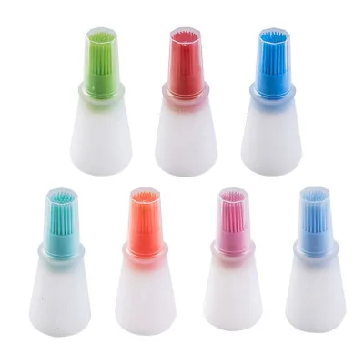 Wholesale New Design Idea Products Wholesale Hot Selling Silicone Cooking Oil Bottle BBQ Tool Brush Silicone Basting Brush