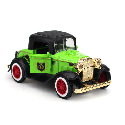 1:32 Classic Ford Roof Retro Classic Car Model Diecast Model Car Boy Toy Car Ornaments Collection