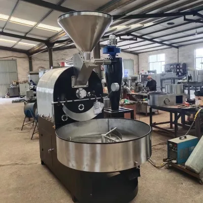 New Coffee Bean Cacao Bean Processing Roasting Nuts Roaster with Cooling