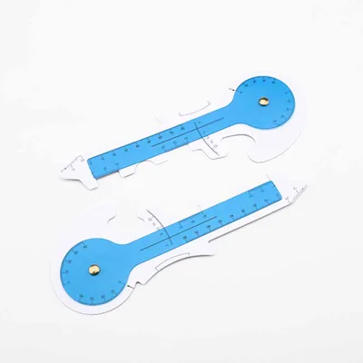 Professional Sliding Vernier PD Ruler PR018 PVC Eye Measurement Instrument Accurate Adjustable Jaw